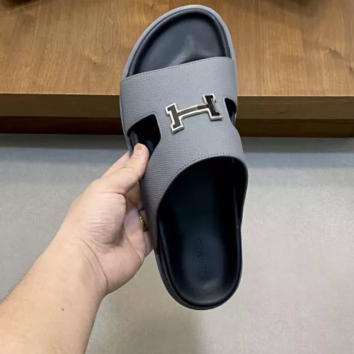 Replica Hermes Slippers For Men #1331117 $82.00 USD for Wholesale
