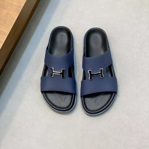 Replica Hermes Slippers For Men #1331118 $82.00 USD for Wholesale