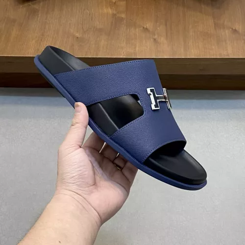 Replica Hermes Slippers For Men #1331118 $82.00 USD for Wholesale