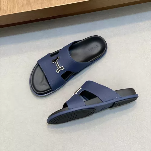 Replica Hermes Slippers For Men #1331118 $82.00 USD for Wholesale