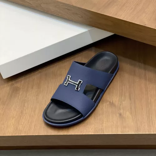 Replica Hermes Slippers For Men #1331118 $82.00 USD for Wholesale