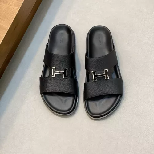 Replica Hermes Slippers For Men #1331119 $82.00 USD for Wholesale