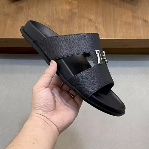 Replica Hermes Slippers For Men #1331119 $82.00 USD for Wholesale