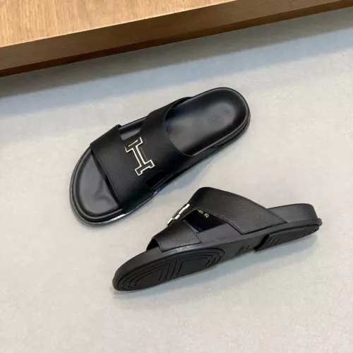 Replica Hermes Slippers For Men #1331119 $82.00 USD for Wholesale