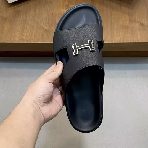 Replica Hermes Slippers For Men #1331119 $82.00 USD for Wholesale