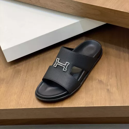 Replica Hermes Slippers For Men #1331119 $82.00 USD for Wholesale