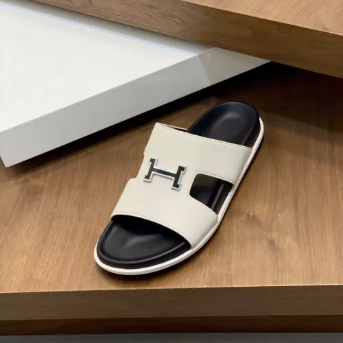 Replica Hermes Slippers For Men #1331120 $82.00 USD for Wholesale