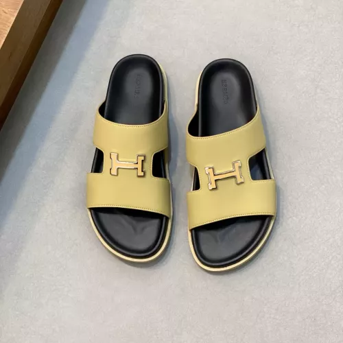 Replica Hermes Slippers For Men #1331121 $82.00 USD for Wholesale