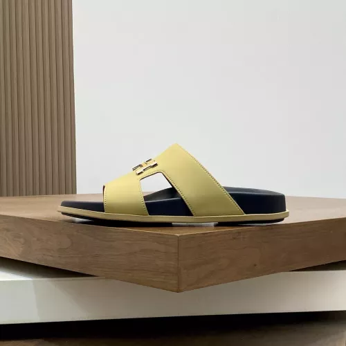 Replica Hermes Slippers For Men #1331121 $82.00 USD for Wholesale