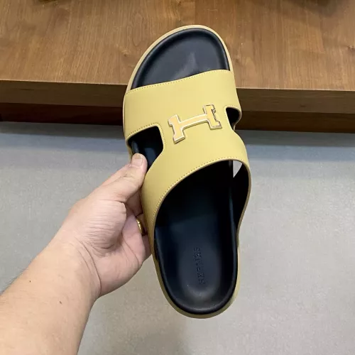 Replica Hermes Slippers For Men #1331121 $82.00 USD for Wholesale
