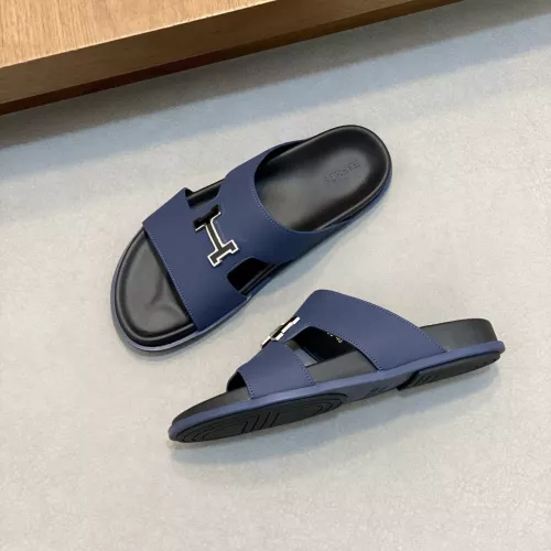 Replica Hermes Slippers For Men #1331125 $82.00 USD for Wholesale