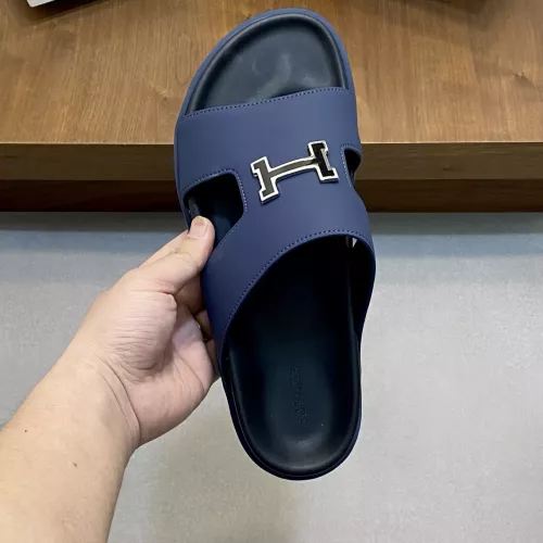 Replica Hermes Slippers For Men #1331125 $82.00 USD for Wholesale