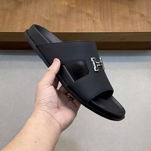 Replica Hermes Slippers For Men #1331126 $82.00 USD for Wholesale