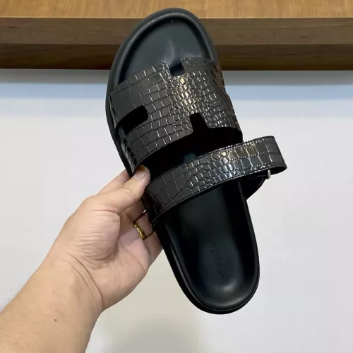 Replica Hermes Slippers For Men #1331127 $82.00 USD for Wholesale