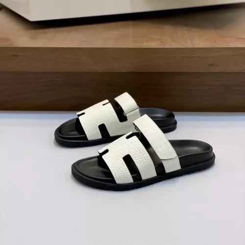 Replica Hermes Slippers For Men #1331128 $82.00 USD for Wholesale
