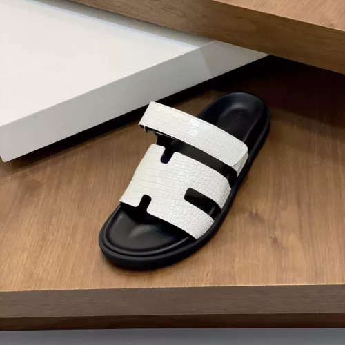 Replica Hermes Slippers For Men #1331128 $82.00 USD for Wholesale