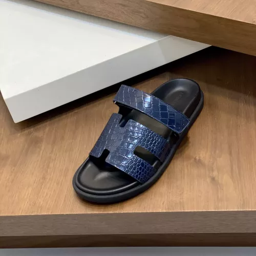 Replica Hermes Slippers For Men #1331129 $82.00 USD for Wholesale