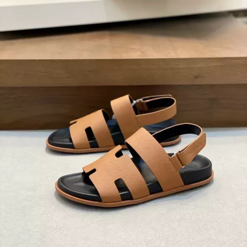 Replica Hermes Sandal For Men #1331132 $85.00 USD for Wholesale