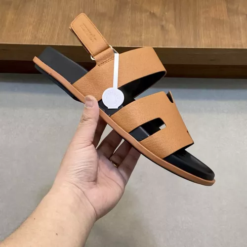 Replica Hermes Sandal For Men #1331132 $85.00 USD for Wholesale