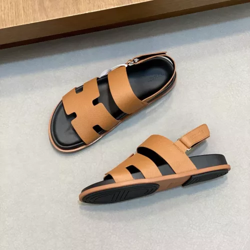 Replica Hermes Sandal For Men #1331132 $85.00 USD for Wholesale