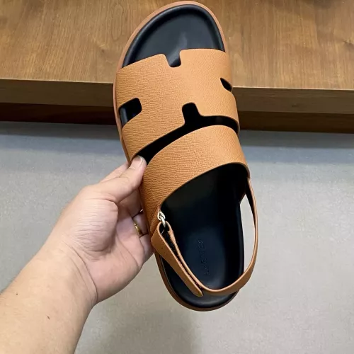 Replica Hermes Sandal For Men #1331132 $85.00 USD for Wholesale