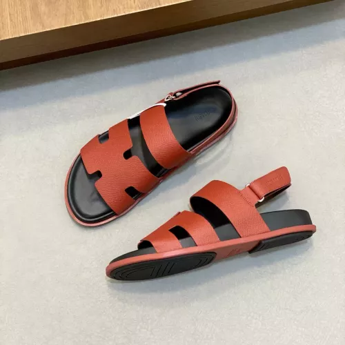 Replica Hermes Sandal For Men #1331133 $85.00 USD for Wholesale