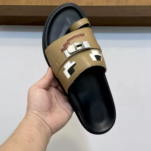 Replica Hermes Sandal For Men #1331136 $85.00 USD for Wholesale