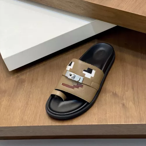 Replica Hermes Sandal For Men #1331136 $85.00 USD for Wholesale