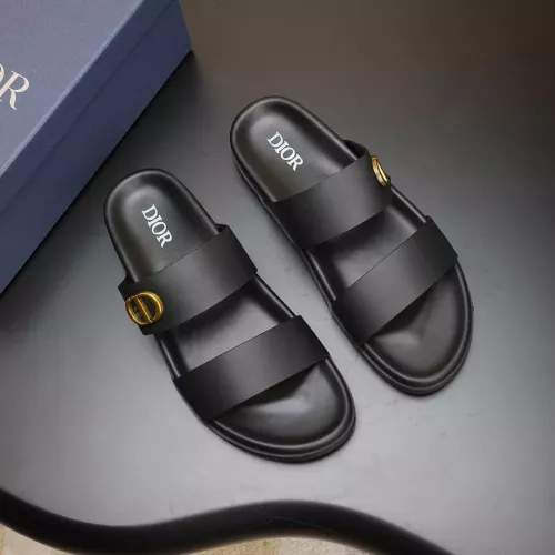 Replica Christian Dior Slippers For Men #1331144 $68.00 USD for Wholesale