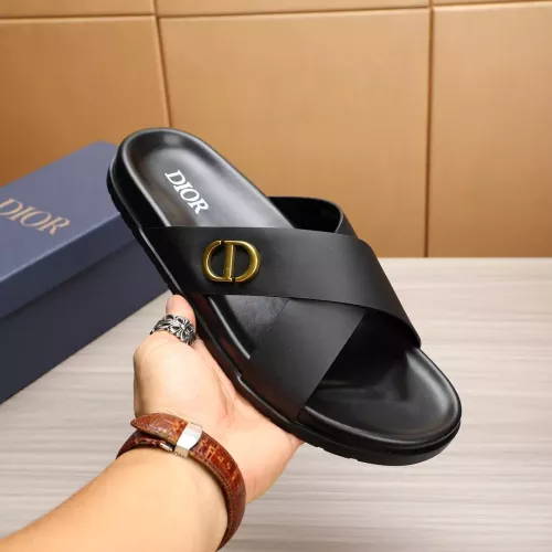Replica Christian Dior Slippers For Men #1331145 $68.00 USD for Wholesale