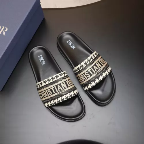 Replica Christian Dior Slippers For Men #1331155 $68.00 USD for Wholesale