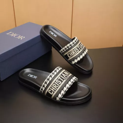 Replica Christian Dior Slippers For Men #1331155 $68.00 USD for Wholesale