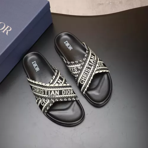 Replica Christian Dior Slippers For Men #1331156 $68.00 USD for Wholesale