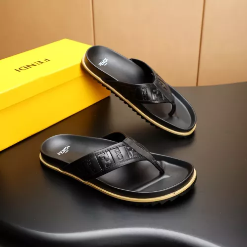 Replica Fendi Slippers For Men #1331167 $68.00 USD for Wholesale