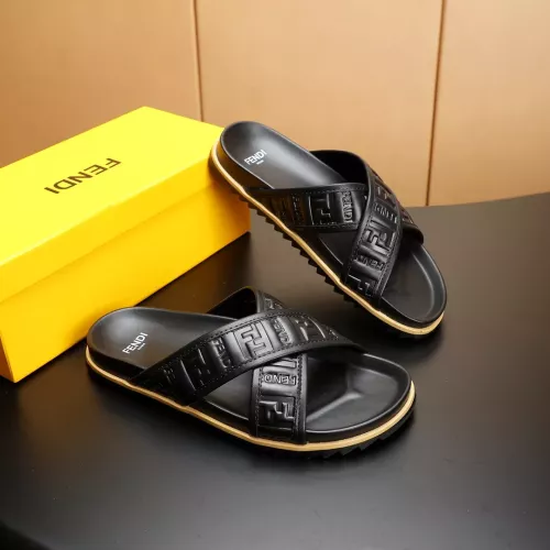 Replica Fendi Slippers For Men #1331168 $68.00 USD for Wholesale