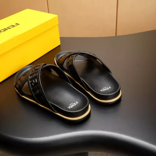 Replica Fendi Slippers For Men #1331168 $68.00 USD for Wholesale