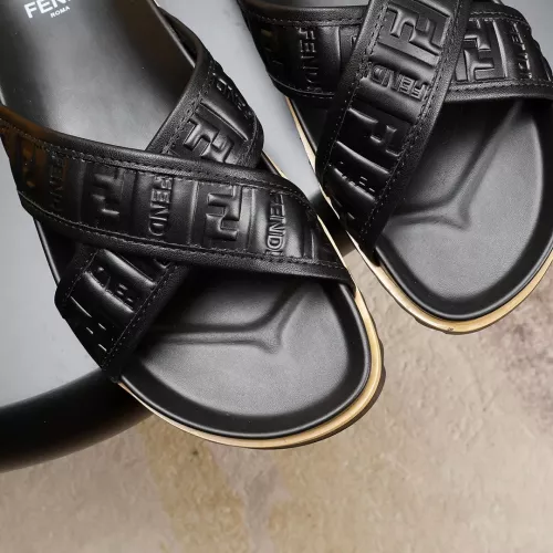 Replica Fendi Slippers For Men #1331168 $68.00 USD for Wholesale