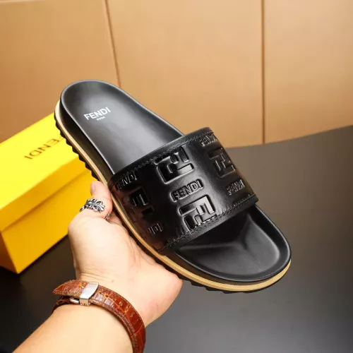 Replica Fendi Slippers For Men #1331169 $68.00 USD for Wholesale