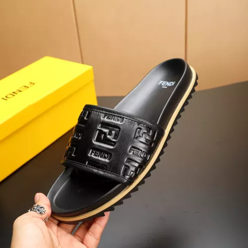 Replica Fendi Slippers For Men #1331169 $68.00 USD for Wholesale