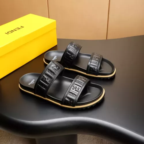 Replica Fendi Slippers For Men #1331170 $68.00 USD for Wholesale