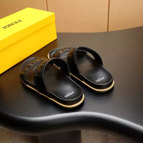Replica Fendi Slippers For Men #1331170 $68.00 USD for Wholesale