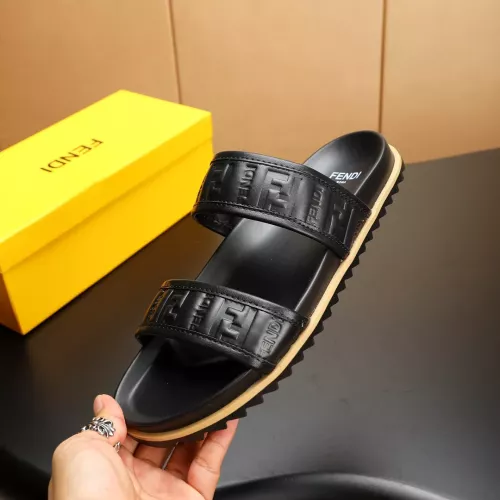 Replica Fendi Slippers For Men #1331170 $68.00 USD for Wholesale