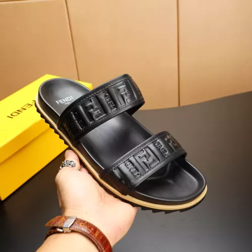 Replica Fendi Slippers For Men #1331170 $68.00 USD for Wholesale