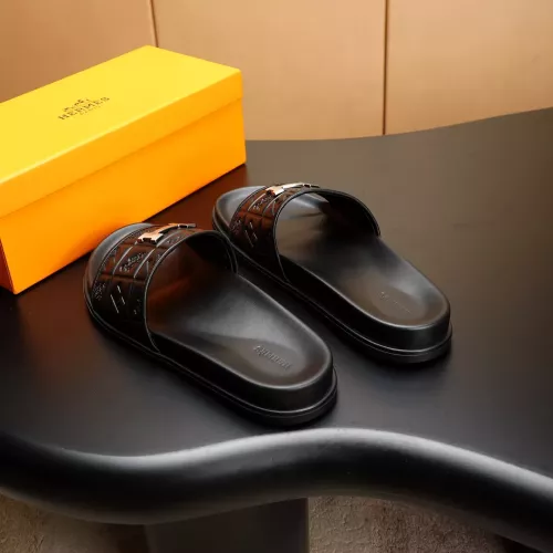 Replica Hermes Slippers For Men #1331171 $68.00 USD for Wholesale