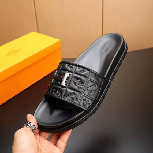 Replica Hermes Slippers For Men #1331171 $68.00 USD for Wholesale
