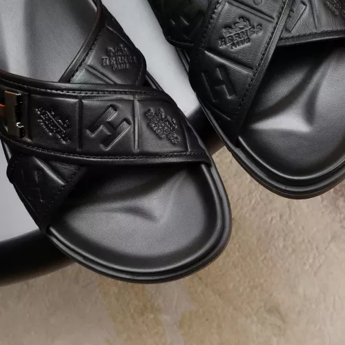 Replica Hermes Slippers For Men #1331172 $68.00 USD for Wholesale