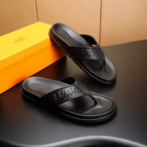 Replica Hermes Slippers For Men #1331174 $68.00 USD for Wholesale