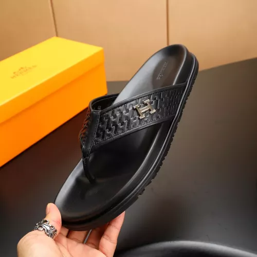 Replica Hermes Slippers For Men #1331174 $68.00 USD for Wholesale