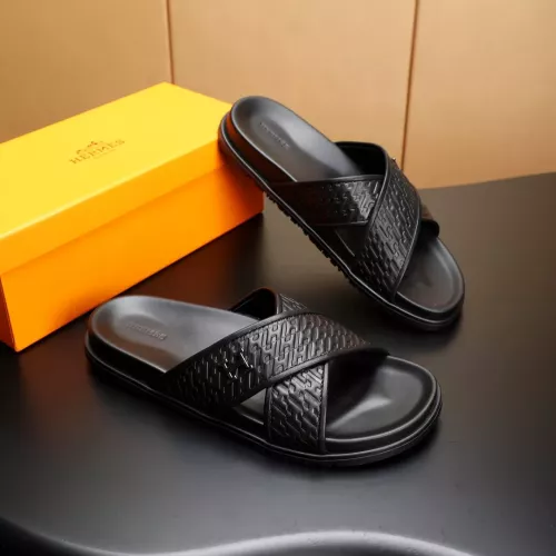 Replica Hermes Slippers For Men #1331175 $68.00 USD for Wholesale