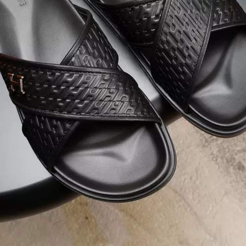 Replica Hermes Slippers For Men #1331175 $68.00 USD for Wholesale